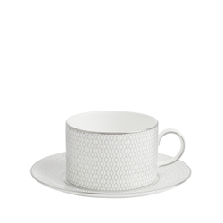 Wedgwood Чашка с блюдцем Gio Platinum 180 мл универсальная 1063184