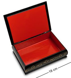 Народные промыслы ШК-11/ 6-G Шкатулка в технике декупаж (13х18х4)