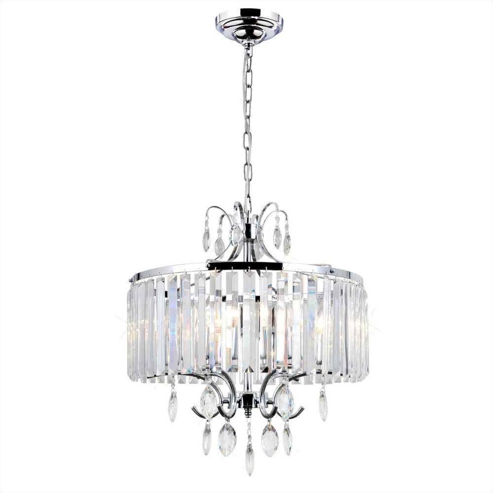 Citilux Инга CL335161 Люстра подвесная хрустальная Хром