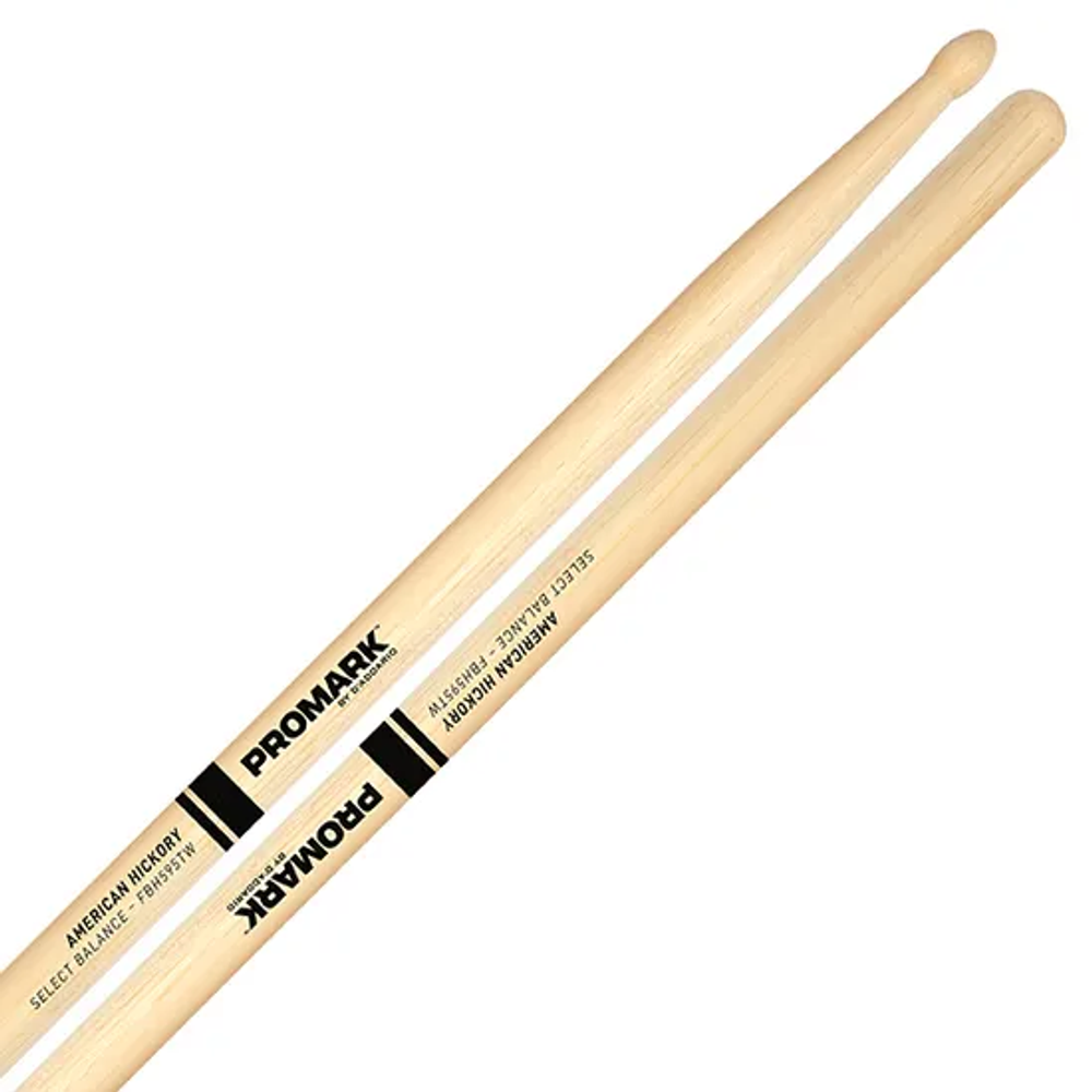 Pro Mark FBH595TW 5В Select Forward Balance Барабанные палочки, смещенный баланс, орех гикори, деревянный наконечник.