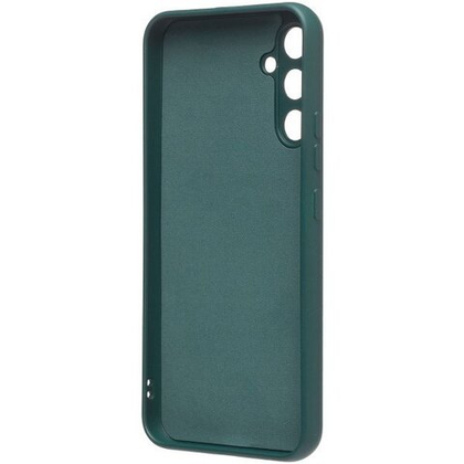 Накладка Samsung A34 5G силикон матовый темно-зеленый Soft Case Zibelino