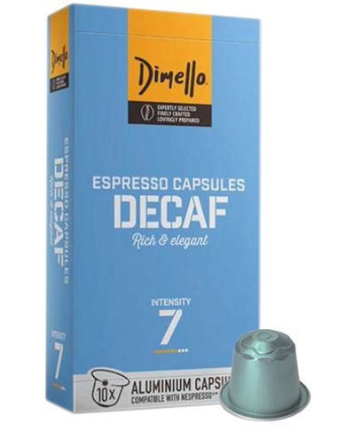 Dimello Кофе в капсулах без кофеина Decaf 10 шт.