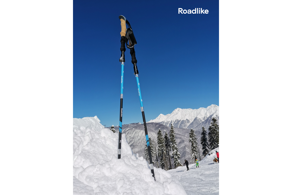 Палки для скандинавской ходьбы RoadLike Compact Голубой