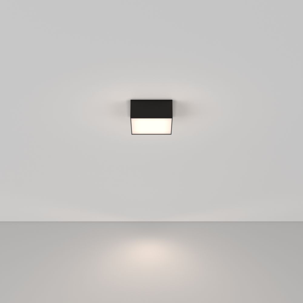 Светильник потолочный светодиодный Maytoni Zon C032CL-12W4K-SQ-B