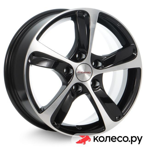 Катана-оригинал (КС722) 7x16/5*114.3 D67.1 ET40 Алмаз-черный