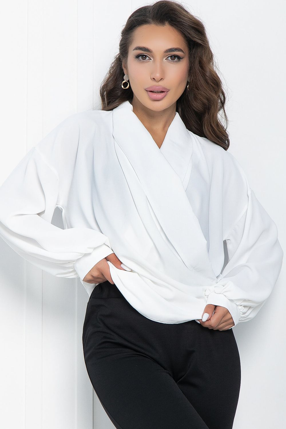 Блуза Незабываемая (белая) Б10887 LT Collection