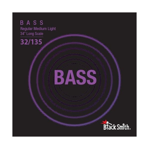 BlackSmith Bass Regular Medium Light 34" Long Scale 32/135