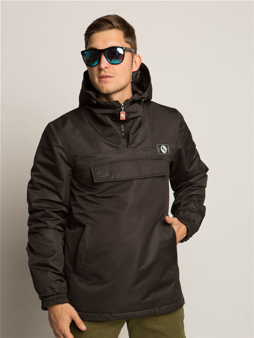 Анорак утепленный мужской Город Горький черный