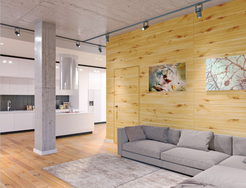 Стеновая панель МДФ Кronostar Сосна светлая 2600х250 мм