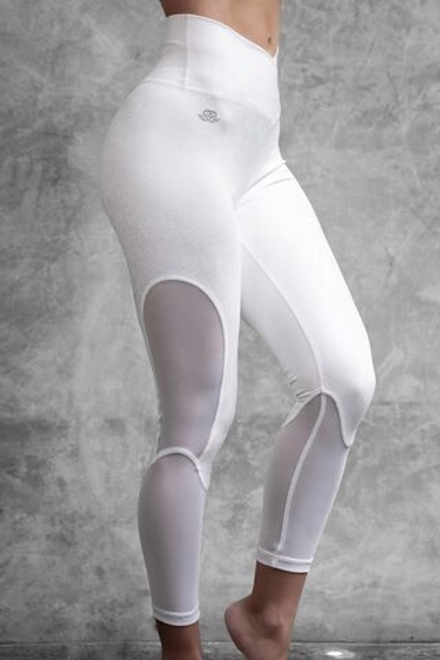 Леггинсы BODY ENGINEERS ALDEA Tech Legging Metallic White