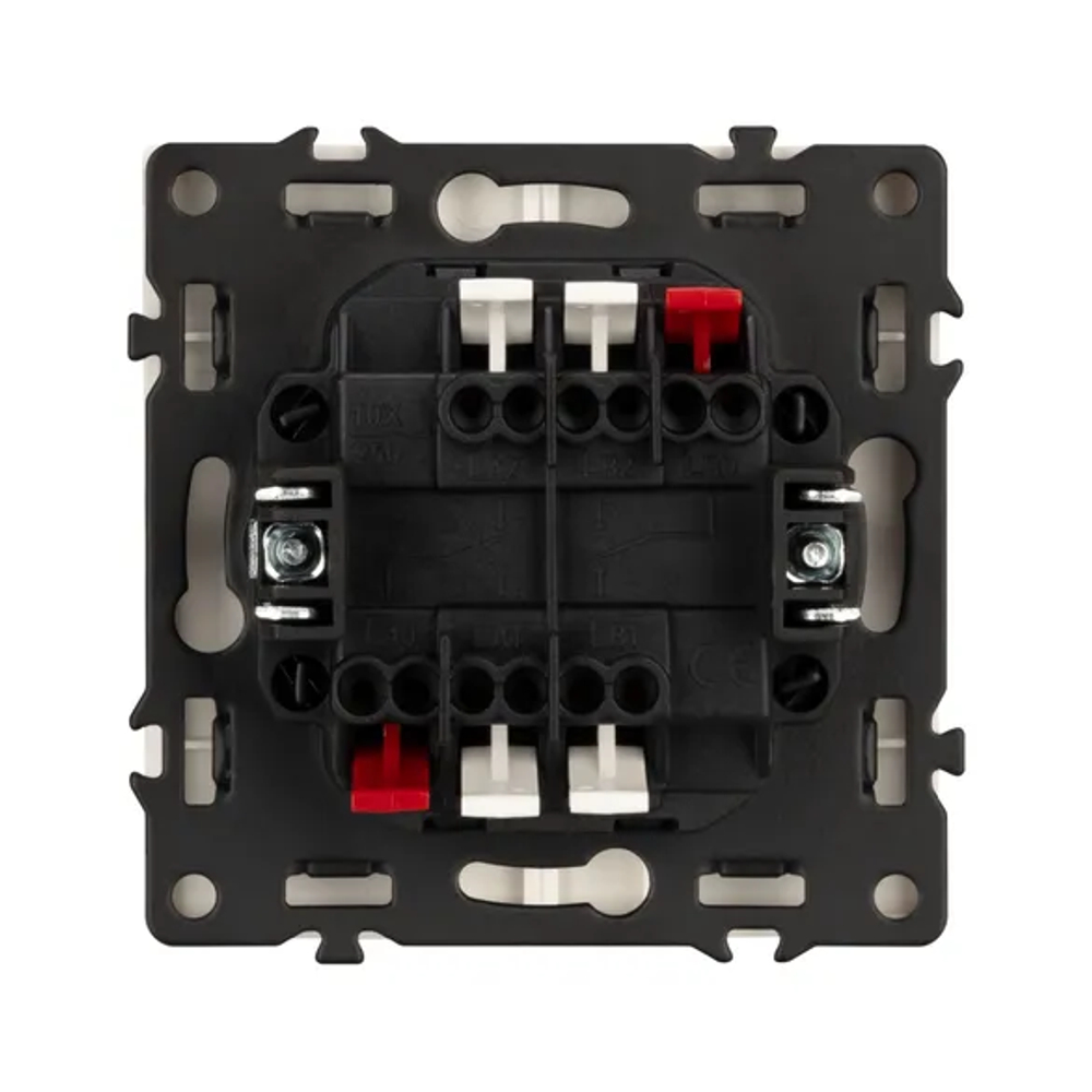 Механизм выключателя двухклавишный проходной SWT-NOBE-MKP2-SFPL-CA (230V, 10A) (Arlight, -) 059422