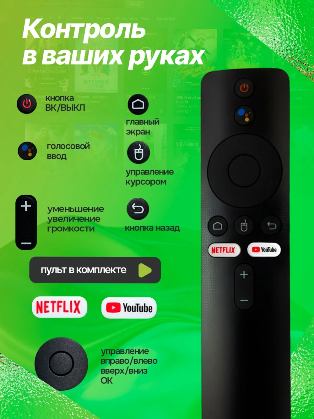 ТВ приставка медиаплеер Android TV 4K Ultra HD 16 ГБ RAM, 256 ГБ памяти/Google