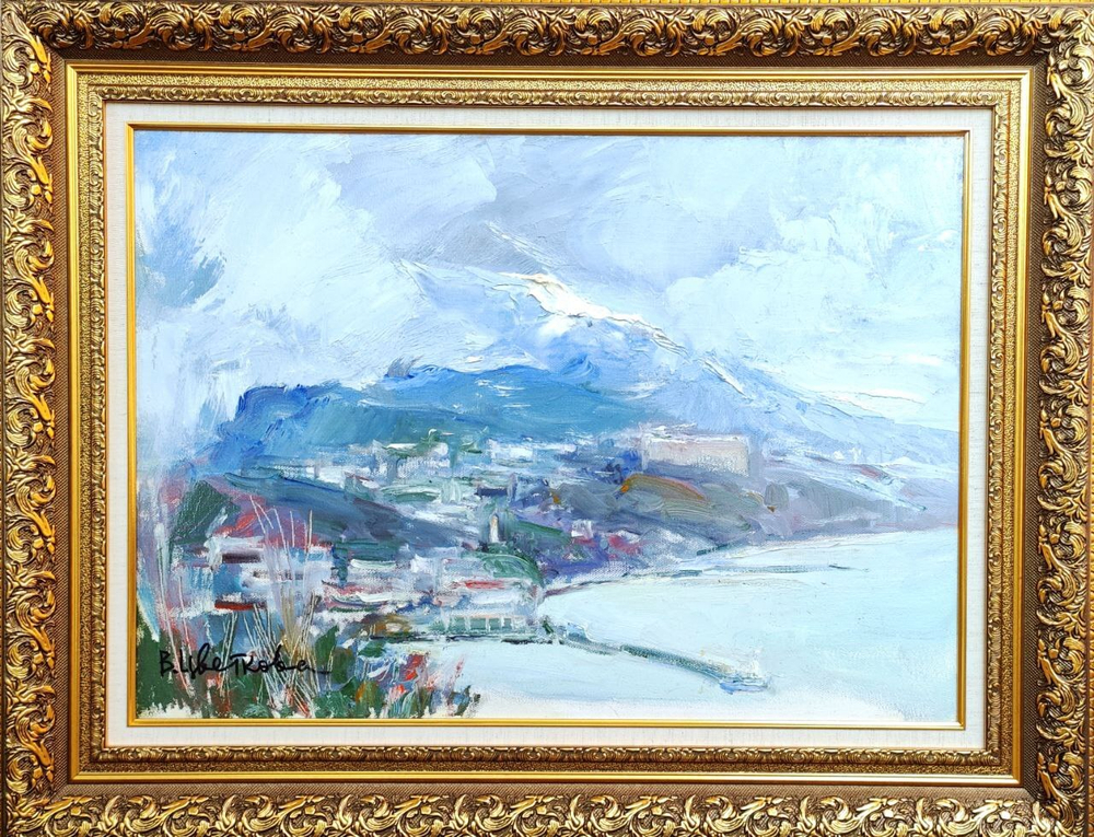Картина Цветковой В.П. "Ялта зимой" холст/масло 50х70