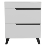 Тумба д/ванной "ОРИОН-70" 2 ящика белый/графит под рак."ЛАЙН 70" мебельный (MIXLINE) (ПВХ)