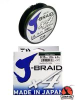 Леска плетеная J-Braid X4E 0.17mm-135m d.-gr.