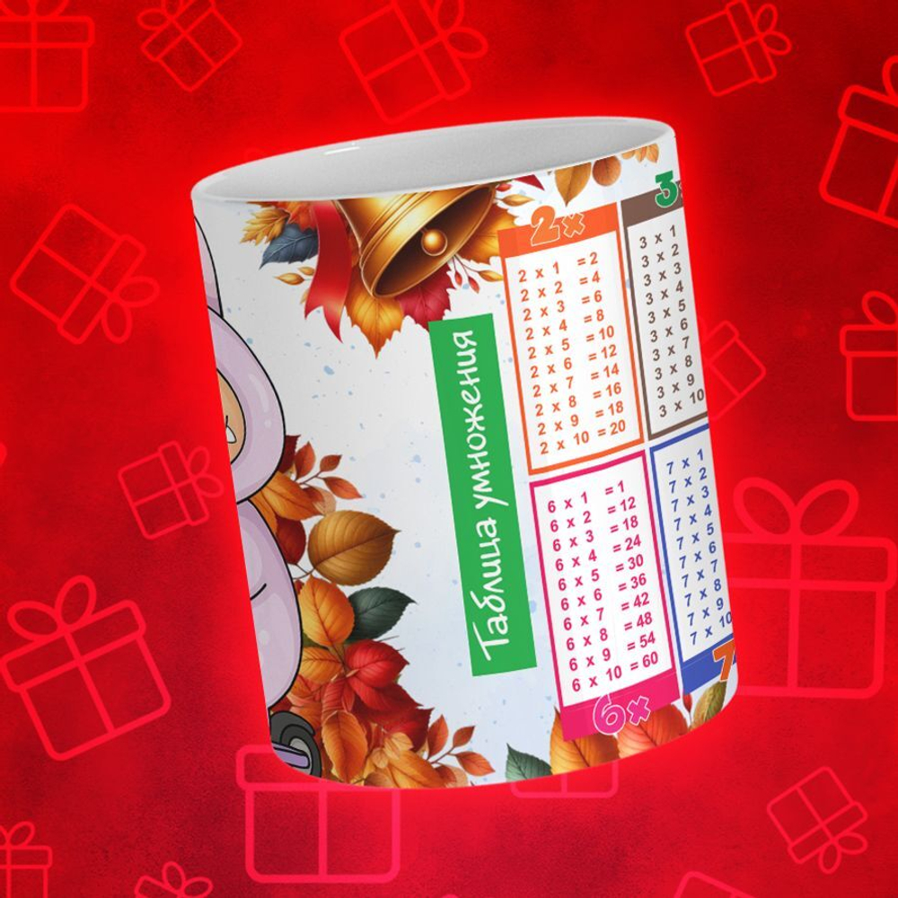 Лабубу с таблицей умножения