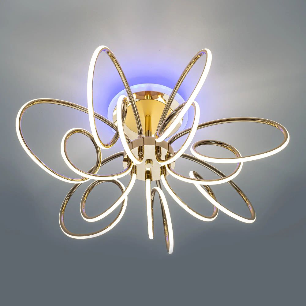 Citilux SALMA SMART CL224A172 RGB LED Умная люстра Золото