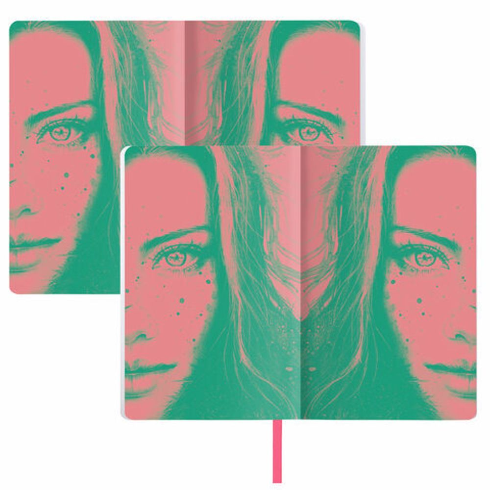 Ежедневник недатированный А5 (138х213 мм), BRAUBERG VISTA, под кожу, гибкий, 136 л., "Eye", 112004