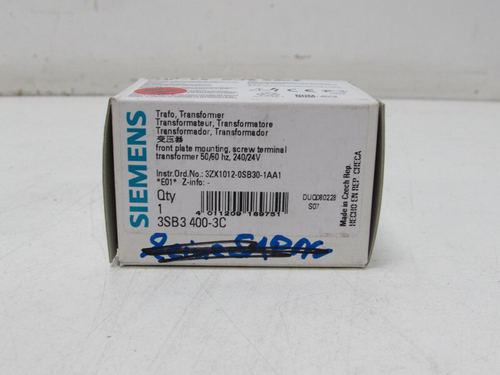 SIEMENS 3SB34 00-3C