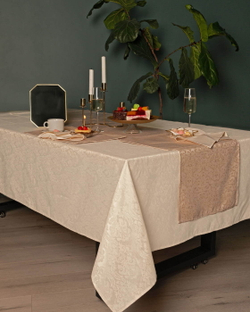 Скатерть 150х220 Sofi De MarkO Эллиада кремовая