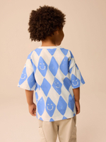 Футболка для мальчика Next E63-796, Синий, Белый