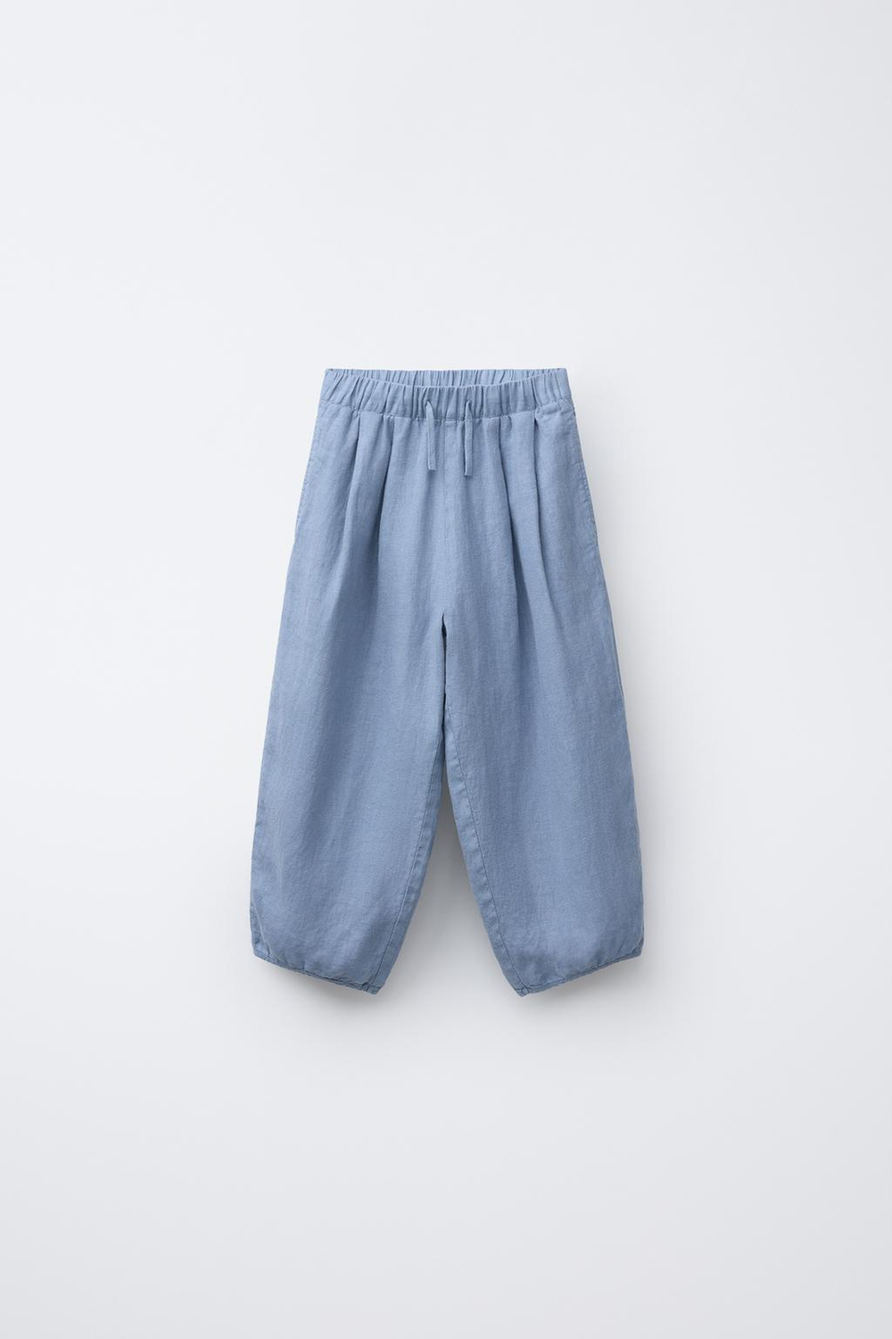 Брюки baggy из 100% льна