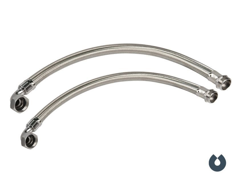 Шланг угловой UNIPUMP 80 см, 1"x1", в металлооплетке