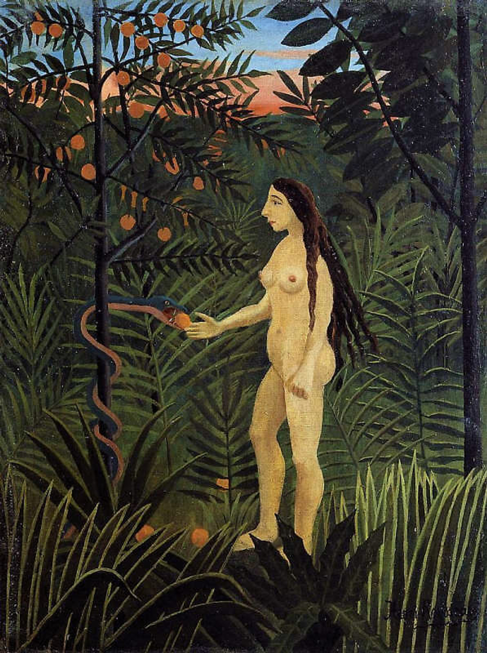 Henri Julien Felix Rousseau aka Le Douanier (1844-1910) - эротическое искусство французского художника