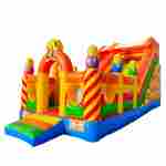 Коммерческий надувной батут «Смайлик», 8*4*4,5 м