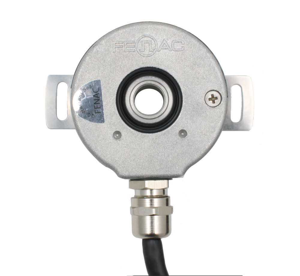 Инкрементальный программируемый энкодер INNOCONT D=50мм, полый вал 10мм, 5…30VDC, выход TTL/HTL с инверсией, IP 54