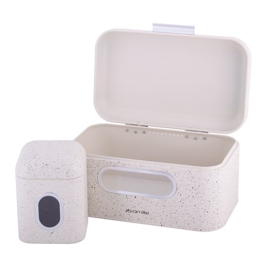 Хлебница Kamille KM-1112 с 2 емкостями для хранения