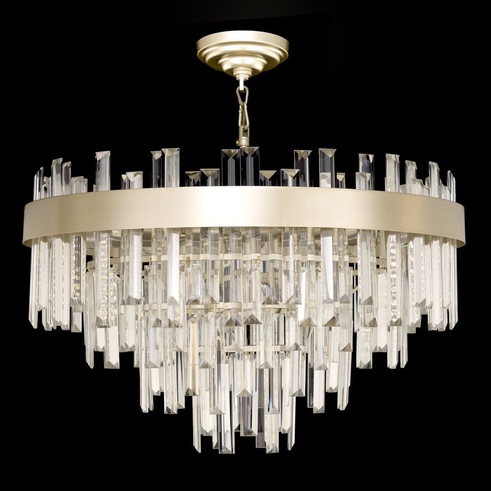 Citilux Лаура CL301292 Люстра хрустальная подвесная Шампань