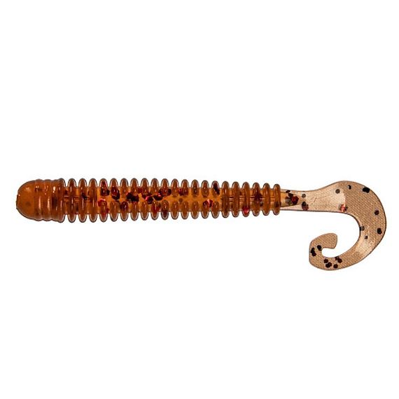 Твистер Helios Credo Long Body 2,95&quot;/7,5 см Rusty Gold 12шт. (HS-9-006)