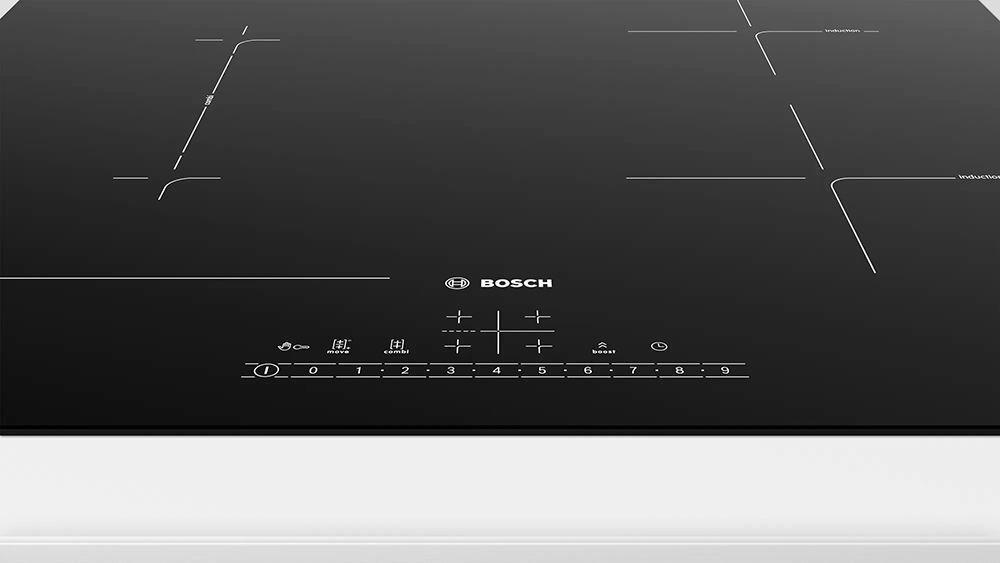 Встраиваемая индукционная панель BOSCH PVS611FB5E, черная