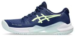 Женские теннисные кроссовки Asics Gel-Challenger 14 - blue expanse/illuminate yellow