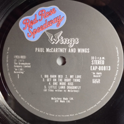 Винтажная виниловая пластинка LP Paul McCartney And Wings Red Rose Speedway (Japan 1973) (No Obi) (2 Booklet)
