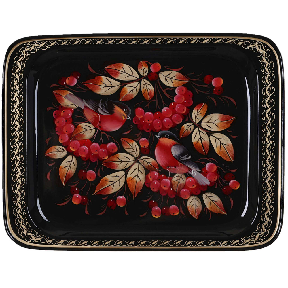 Zhostovo metal tray A13D070425175