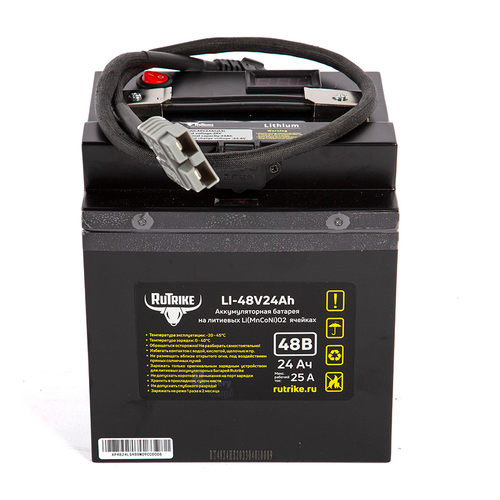 Литиевый Аккумулятор RuTrike (MnCoNi) 48V24A/H