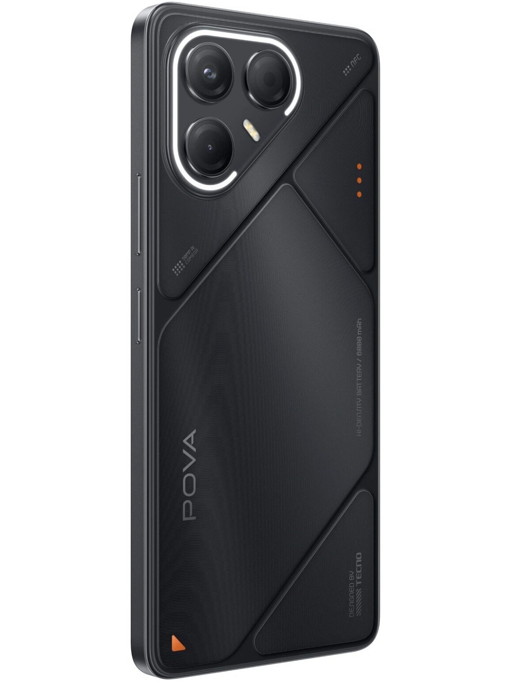 Смартфон TECNO POVA 7 5G 8/256 ГБ Ростетс(ЕАС), Dual nano SIM, черный