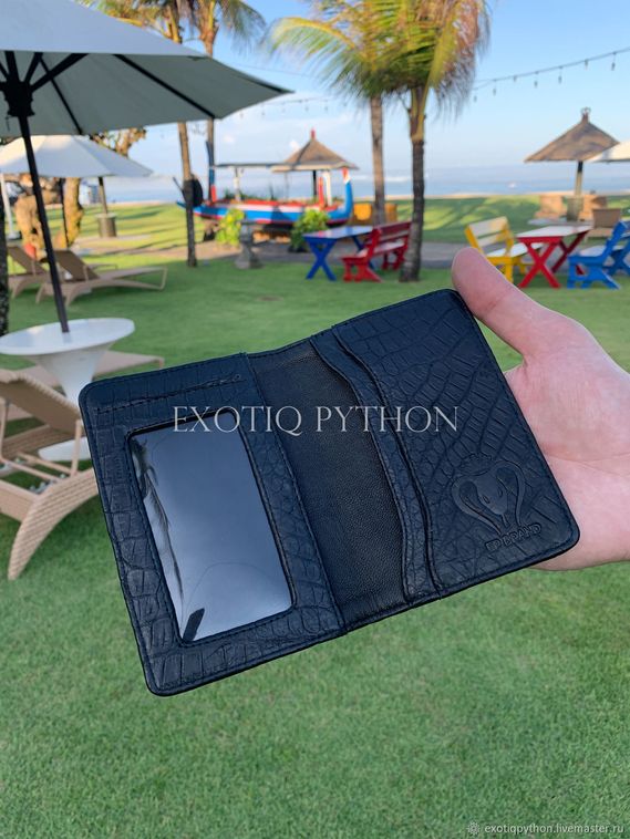 Обложка для документов из кожи крокодила AC-86