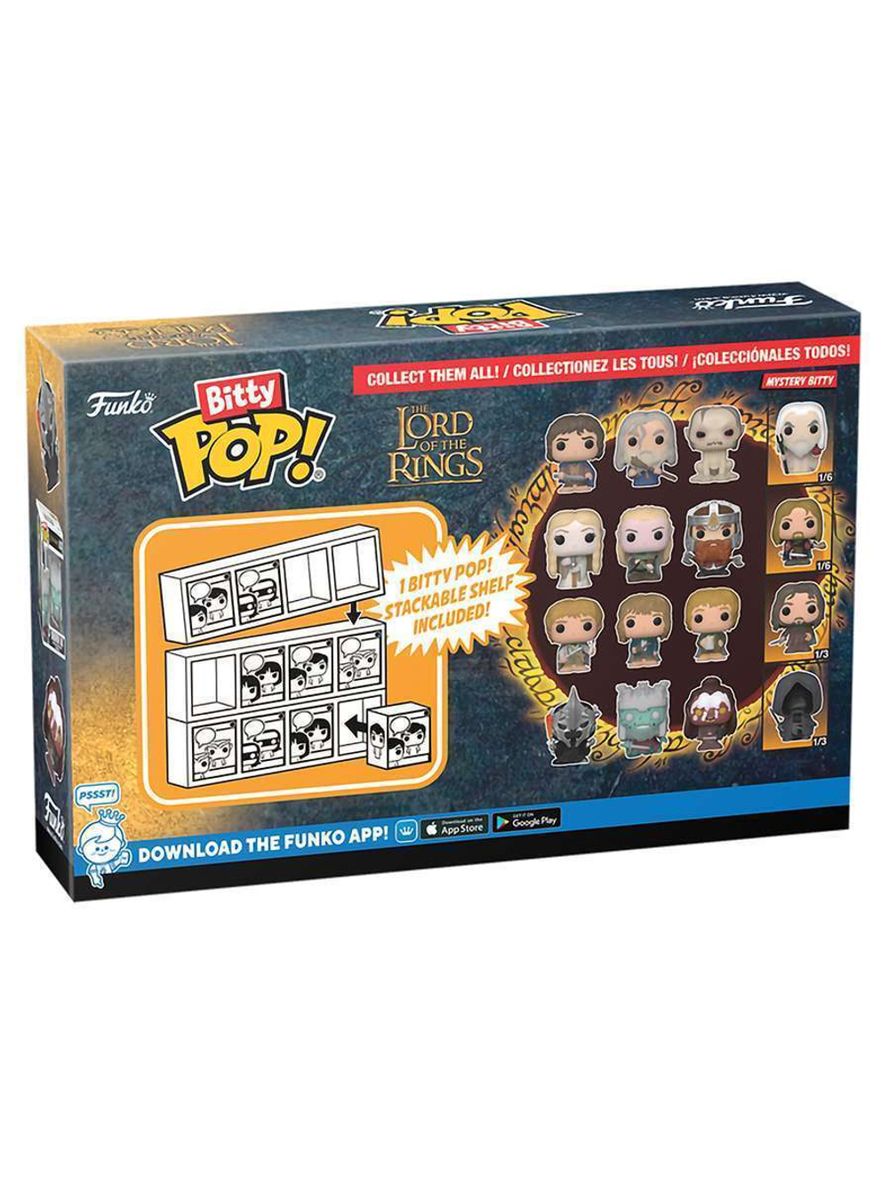 Фигурка Funko Bitty POP! LOTR Galadriel+Legolas+Gimly+Mystery (1 of 4) 4PK 75457