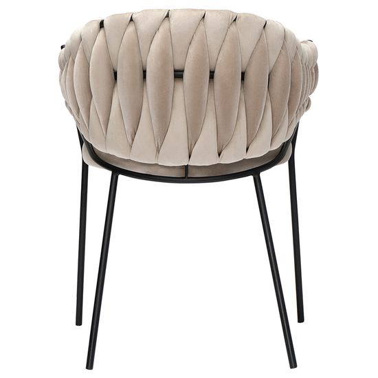 Кресло lind, велюр, бежевое