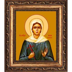Анна Шашкина мученица. Икона на холсте.