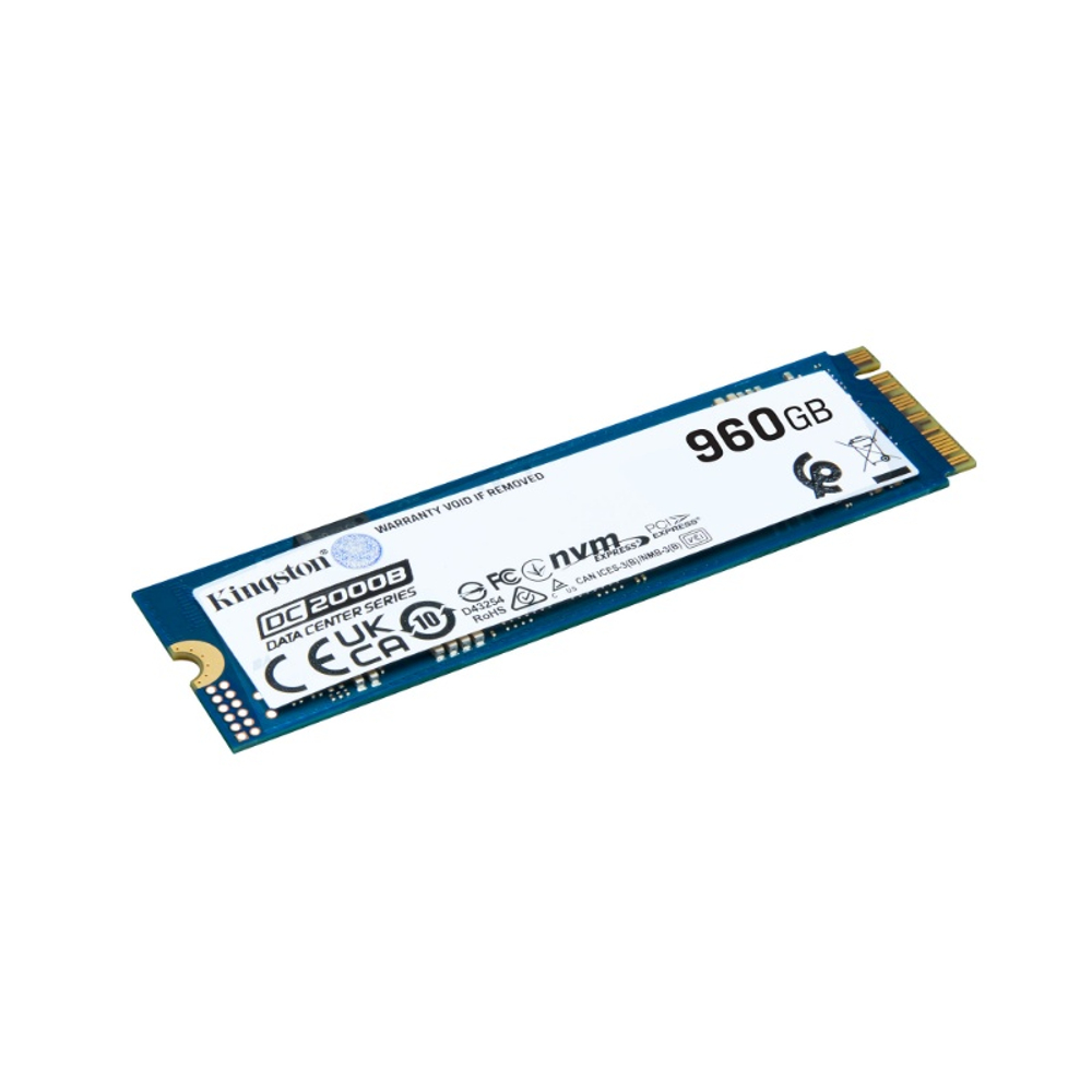 Твердотельный накопитель SSD 960GB Kingston Enterprise DC2000B M.2 2280 NVMe Gen4x4 (R7000/W1300MB/s) 700,8TBW