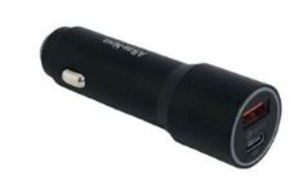 ШТЕКЕР-зарядка 1USB+Type-C  длинный 12v-24v 3,0А Afkas-Nova черный 20586