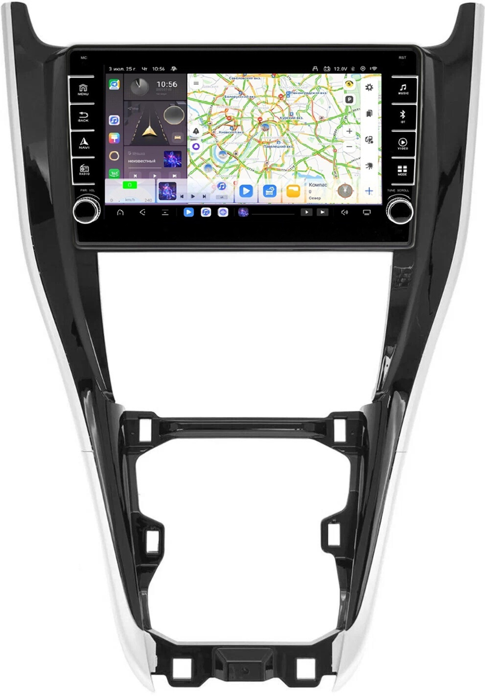 Магнитола для Toyota Harrier XU60 2013-2017 - Carmedia OL-1694 (кнопки и крутилки) Android 13, TS20, 6+128Гб, CarPlay, 4G SIM-слот