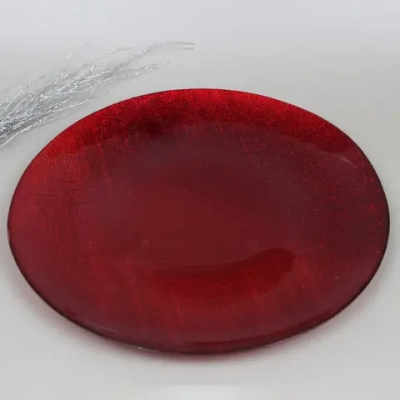 Тарелка 21см «Талисман» красная