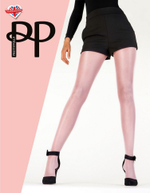 Стильные колготки с блеском Sheer Shine (Размер: S-M-L) (Цвет: розовый)