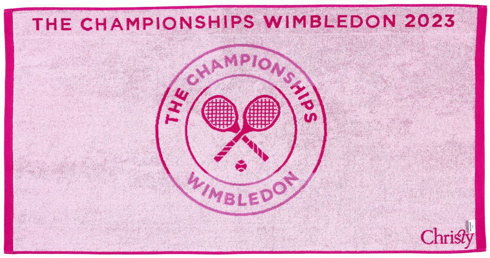 Полотенце теннисноеWimbledon Championship Towel 2023 - rose/fuchsia