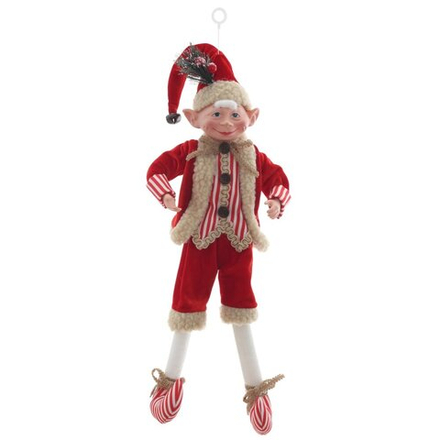 GAEM Игрушка набивная подвесная "Эльф", L16 W10 H56 см (полка 24 см.)